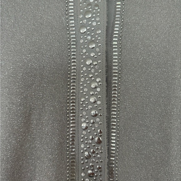 NWOT White House Black Market Silver Embellished Cardigan - Picture 3 of 9